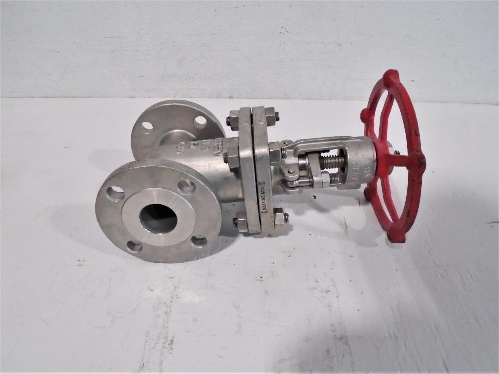 Warren 1-1/2" 150# CF8M Gate Valve, Fig# 1156